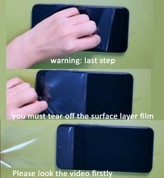 Film d'hydrogel pour Tecno Phantom V plire écran protecteur de protection douce garde transparent transparent oléophobe
