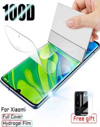 Film d'hydrogel pour Xiaomi Mi Note 10 Lite 10 11 Pro 11 10 Protecteur d'écran 10t 9t 8 9 SE 11I Ultra X Not Glass T i7697672