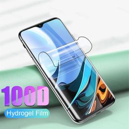 Film d'hydrogel pour Xiaomi Redmi 9t 9a 8a 7 9c 12c Film de gel doux pour Redmi 12 10c 10a 10 A2 A1 Plus K60 Pro Screen Protector