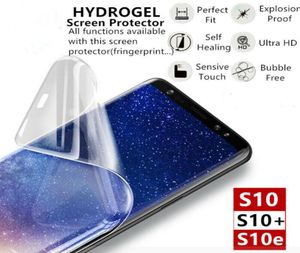 Protector de pantalla de película de hidrogel cubierta completa para iphone 14 13 7 8 plus xr Samsung Note 20 S22 AQUA protector no templado glass8133651