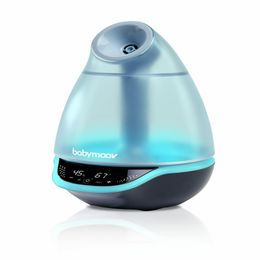 Hygro-luchtbevochtiger met programmeerbare vochtigheidsregeling en timer, 7 kleuren nachtlampje en etherische olieverspreider