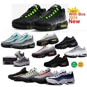 Hyper Turquoise 95 Triple Noir Néon 95s Chaussures De Course Mint Flair Ultra Summerhouse OG Marine Réfléchissant Bijou Gris Safari Piste Rouge Royal Bleu Hommes Avec Boîte