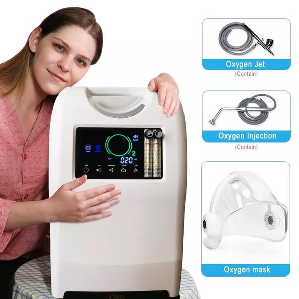 Machine à Jet d'oxygène hyperbare pour peler le visage, appareil de masque à oxygène de beauté intraceutique pour soins de la peau, utilisation en Spa