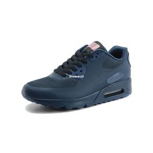 Hyperfuses Día de la Independencia Azul Zapatillas de running para hombre Bandera Calzado deportivo Mujer Banderas Zapatillas de deporte Hombre EE. UU. Entrenadores Mujer Atlético Hombre Deporte Mujer Entrenamiento 613841-440