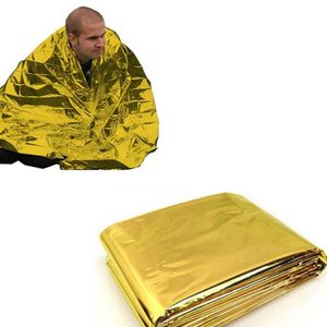 Trousse de premiers soins de sauvetage en cas d'hypothermie garder le camp mylar foil lifesave chaleur chaude bushcraft thermique extérieur couverture émergente sèche survivre