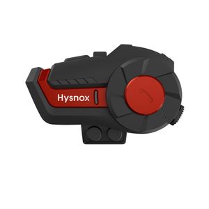 HYSNOX Motorhelm Intercom Draadloze Bluetooth-headset met microfoonkit FM-radio 1000m 600mAh IPX6-niveau Waterdicht HY-01