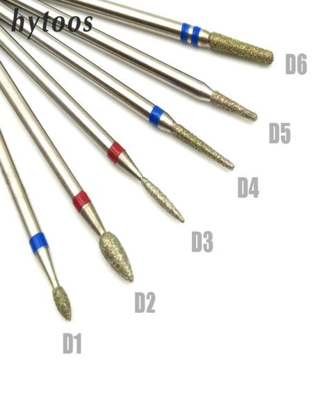 Hytoos 11 Type Bit Diamond Bit 332Quot Rotary Burr Manucure Cutters ACCESSOIRES DE DROIT ÉLECTRIQUE Mills Nails Tool4807798