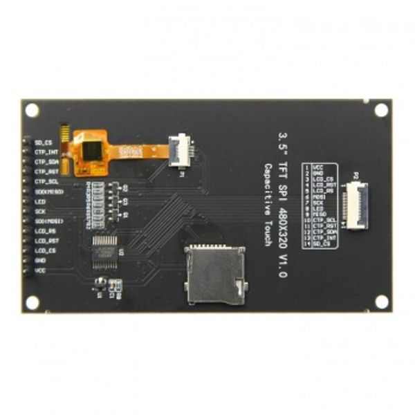 Hzwdone de 3.5 pulgadas TFT LCD Touch Scree Shield Módulo de pantalla 320*480 SPI Serial para Arduino R3/MEGA2560