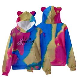 Sudadera con capucha con estampado 3d de i Am Kenough Merch para niños y niñas, sudadera Harajuku, jersey con orejas de gato Kawaii, chaqueta con capucha, Cosplaye8o6