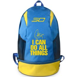 Ik kan alle dingen doen Backpack Stephen Curry Day Pack Star School Bag Basketball Packsack Quality Rucksack Sport Schoolbag Outdoor D4366829