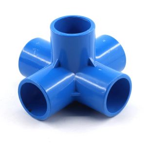 I.D 20/25 / 32 mm Blue PVC Pipe Rapitements PVC PVC Elbow Tee Connector Connecteur Adaptateur de tuyaux d'eau 3 4 5 6 Ways Joints