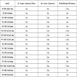 I/D 3/4/5/6/7/8/9/9/10mm Mini Axiale bal platte sluitringen Druk lager F3-8M F4-9M F4-10M F5-10M F5-12M F6-12M F7-13M F8-16M F10-18m