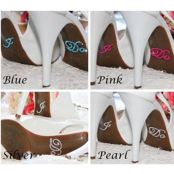 Autocollant de chaussure de marié I Do Me Too, strass blanc clair, décor de mariage en acrylique, décoration artisanale DIY, livraison gratuite ZA1311