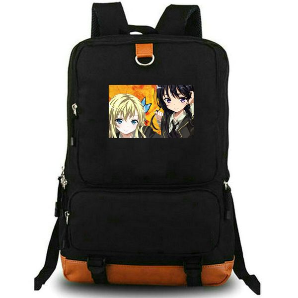 Tengo pocos amigos mochila Boku wa tomadachi ga sukunai mochila escolar Mochila con estampado de dibujos animados Mochila de ocio Mochila para portátil