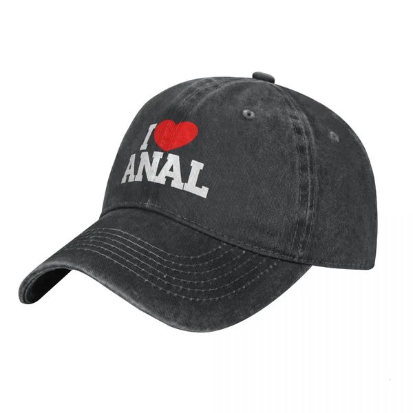 J'adore l'anal denim Baseball Cap Hump Day Sports Trucker Hat Summer en gros femme Vintage Casual Cap 240407