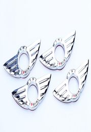 I LOVE MINI Sticker Emblem Wing Decoratie Voor BMW MINI Cooper R55 R56 R57 R58 R59 Deurslot Knop creative5141996