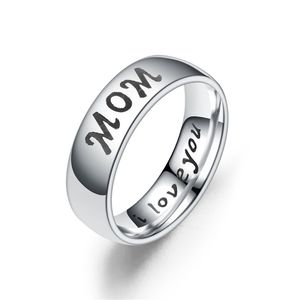 Ik hou van je band ring roestvrij staal papa mama zoon dochter Bang ringen dames heren mode sieraden wil en sandy