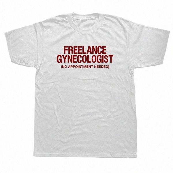 Je ne suis pas gynécologue mais je vais jeter un oeil drôle docteur T chemises de grande taille Cott femmes à manches courtes hauts hommes T-shirt mariage p67N #