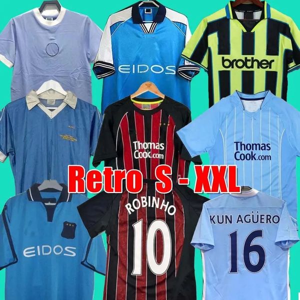 I Man Soccer Jerseys 98 99 00 11 12 City Kids Kit Set 1998 1999 2000 2011 2012 1972 EIDOSX Gallaghe WEAHER Teveze Kuni Camisetas Kit 07