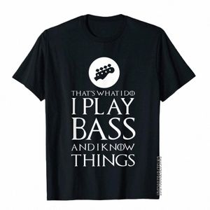 Ik Speel Bas Grappige Basgitaar T-shirt Gift T-shirts Tops T-shirt Korting Cott Comfortabele Strakke Mannen b2t1 #