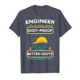 J'essaie de faire des choses idiot preuve drôle d'ingénierie T-shirt214t