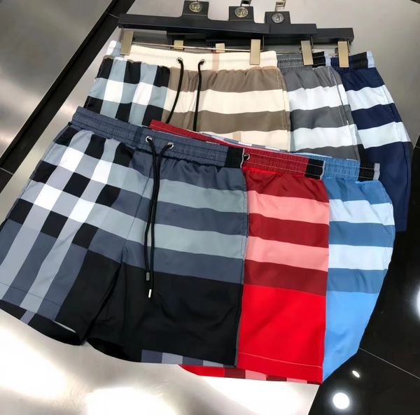 I0lq Pantalones cortos para hombre Diseñador Tendencia de verano Moda Estilo de calle Ropa Secado rápido Traje de baño transpirable Pantalones de playa Impresión a cuadros de alta calidad Asiático S