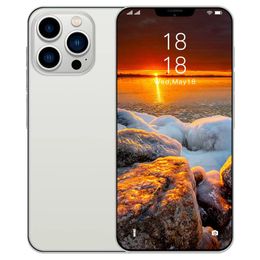 I14 I15 Pro Max 6,7 pouces Full Screen Smartphone Phones de smartphone 16 Go RAM 1 To HD Face Camera Téléphone LTE Smartphone Android OS GPS 512 Go 256 Go Vidéo mobile