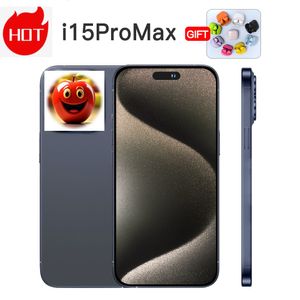 I15 Pro Max 7,3 pouces 4G LTE 5G Téléphone mobile 16 Go RAM 1 To Caméra 48MP 108MP Face ID GPS GPS OCTA-Core Android Smartphone Tag Personnalisation