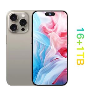 I15 Pro MAX Cell téléphones 7,3 pouces Smartphone 4G LTE 5G Smartphones 16 Go RAM 1 To Caméra 48MP 108MP Face ID GPS OCTA Core Android Mobile