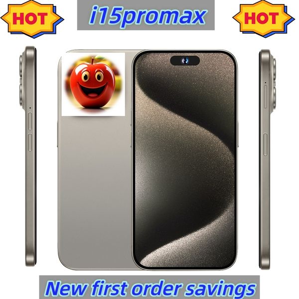 I15 Pro Max Android Pantalla táctil Pantalla de color 4G 8GB 12GB 16GB RAM 256GB 512GB 1TB ROM7.3 pulgadas El sensor de gravedad de la pantalla HD es compatible con múltiples idiomas