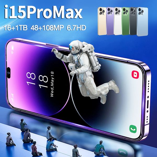 I15Promax Hot Cross-Border Bajo Price Factory en stock 3G Android 1 16 Smartphone Smartphone de 6.3 pulgadas Experiencia de comercio exterior