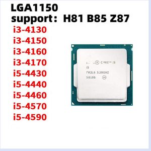 i3-4130 i3-4150 i3-4160 i3-4170 i5-4430 i5-4440 i5-4460 i5-4570 i5-4590 CPU d'ordinateur de bureau, puce de qualité bien testée