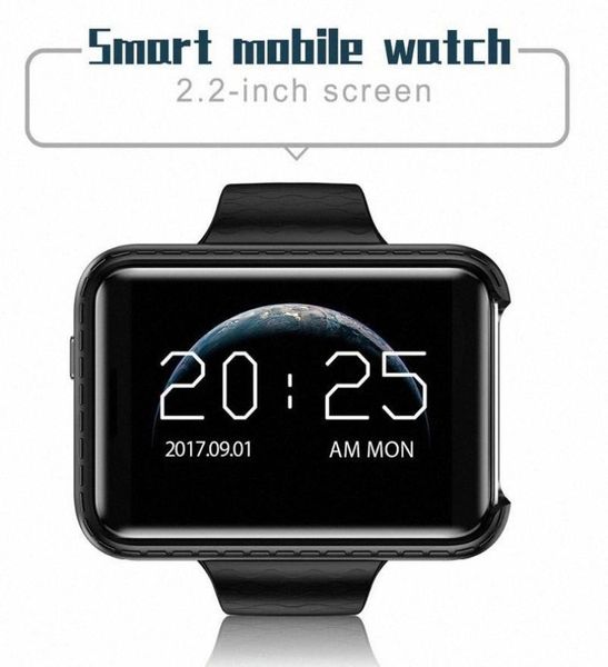 I5S Smart Mobile Watch MP3 MP4 Player Remote Control Sleep Monitor Monitor Camera GSM SIM Smartwatch pour iOS Android PK DM98 RET5127463