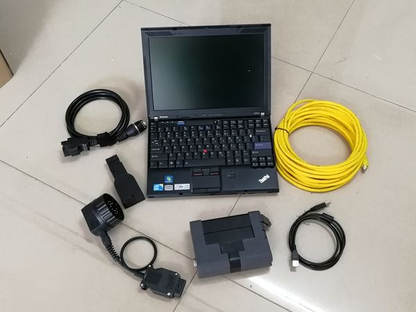 Auto Tools I7 CPU 8G RAM Laptop X201 con Professional Full Version 4.32+ 3.69 para BMW ICOM A2 B C Full