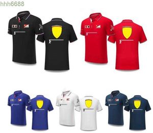I7fm Polos pour hommes F1 Racing Polo nouveau T-shirt à revers d'équipe même personnalisable