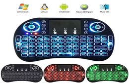 I8 24g Volant Squirrel mini clavier sans fil Dry Lithium Electric Three Color Backlight Running Horse Light6399912