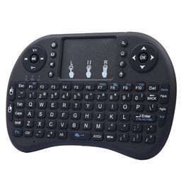 Mini Rii i8 clavier sans fil 2.4G anglais Air Mouse clavier télécommande pavé tactile pour Smart Android TV Box ordinateur portable tablette PC