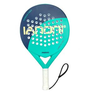 Ianoni Padel Racket Carbone Fibre Surface avec Eva Memory Flex Moard Core Tennis Racquets Lightweight 240509