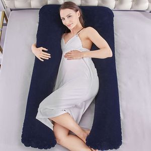 Iageerbare comfortabele zwangerschap U-vormige taille voor vrouwen Zwangere slaapkussen Soft Body Pillow 685EC2