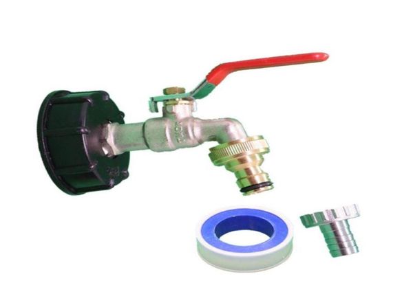 Adaptateur de récipient de réservoir IBC 12quot 34039039 Remplacement en laiton Remplacement du robinet d'eau Contrôle de flux de flux