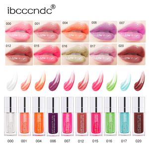 Ibcccndc lippen glans olie tint heldere lipgloss vloeibare lippenstift crystal jelly sexy mollige gloed getinte Moisturizer Voedzaam Natuurlijk 6ml glanzender make-up lipgloss