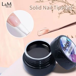 ibdgel Solid Nail Tips Gel Polish Clear Snelle Nagelverlenging Gel Vernis Art Sculpture Diamond Stick Press Nail Tip Gel Polish 240122