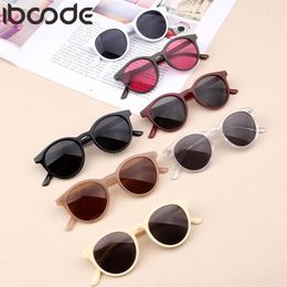 Iboode New Kids Sun Glasses Biños Baby Infant Fashion Gastas Sun UV400 Eyewear Sombras de niños Regalo Oculos Gafas de sol205q