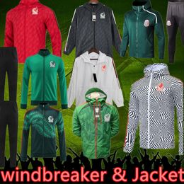 2022 2023 windjack Mexico jas Voetbalshirt Trainingspakken uniform groen Nationale Copa America 22 23 CHICHARITO LOZANO GUARDADO CARLOS VELA RAUL voetbalshirts