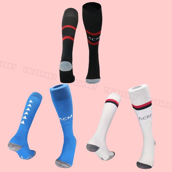 IBRAHIMOVIC 23 24 chaussettes de football MILAN GIROUD R. LEAO BENNACER KESSIE ROMAGNOLI CALHANOGLU TONALI REBIC 2023 2024 hommes de football enfants maillots de bain enfant adulte