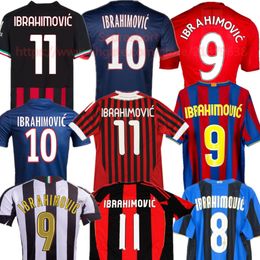 Ibrahimovic Retro voetbalshirts Milaan 10 11 12 Klassieke voetbalshirts 04 05 Voetbalshirts 09 10 Vintage tenue 16 17