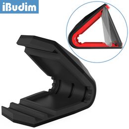 iBudim Alligator Clip de support de téléphone de voiture tableau de bord universel tapis antidérapant support de téléphone portable pour iPhone Samsung Xiaomi support GPS