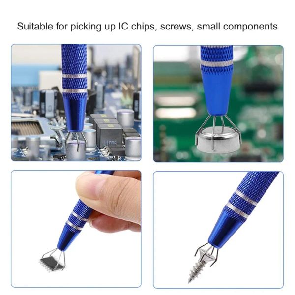 Outils de ramassage de puce IC Extracteur Pièces électroniques Gripper outils de réparation électronique