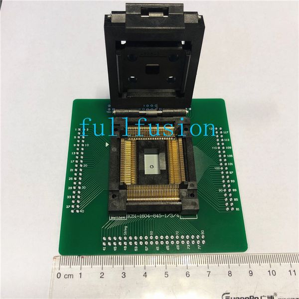 IC51-1604-845-4 Yamaichi IC Test Socket QFP160 À DIP adaptateur de programmation LQFP160 Burn in Socket