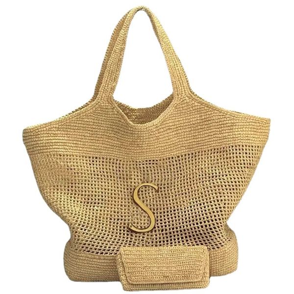 ICARE Designer Tote Sacs à provisions de luxe Icare Woven Sac de qualité supérieure grande épaule Femmes Les sacs Bags Lafite Grass Lady Fashion Handbag Composite Bag Sac à épaule